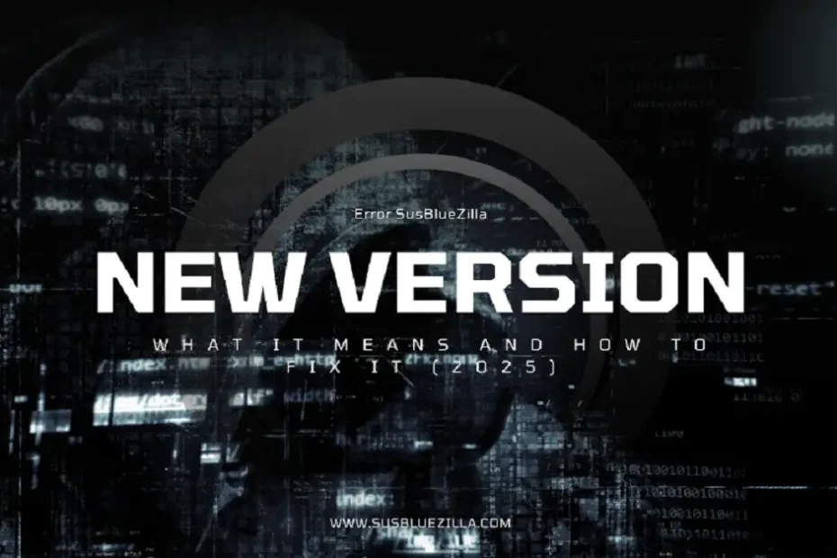 error susbluezilla new version